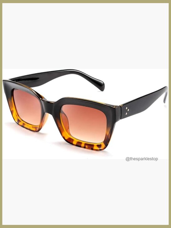 Classic Square Chunky Frame UV400 Sunglasses main image 7